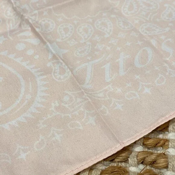 Brand New Tito’s Handmade Vodka Pink Bandana - Picture 8 of 8